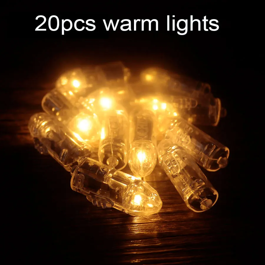 20pcs warm LED 20 шт./лот 4-12 дюймов смешанный размер китайский бумажный мяч Lampion Висячие свадебные украшения белого цвета бумажные фонари абажур вечерние украшения - Цвет: 20pcs warm LED