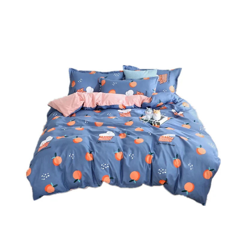 

Soft Duvet Cover Nordic Printed Bedding Set High Quality Lovely Pattern Housse de Couette Quilt Bed Duvet Cover Set