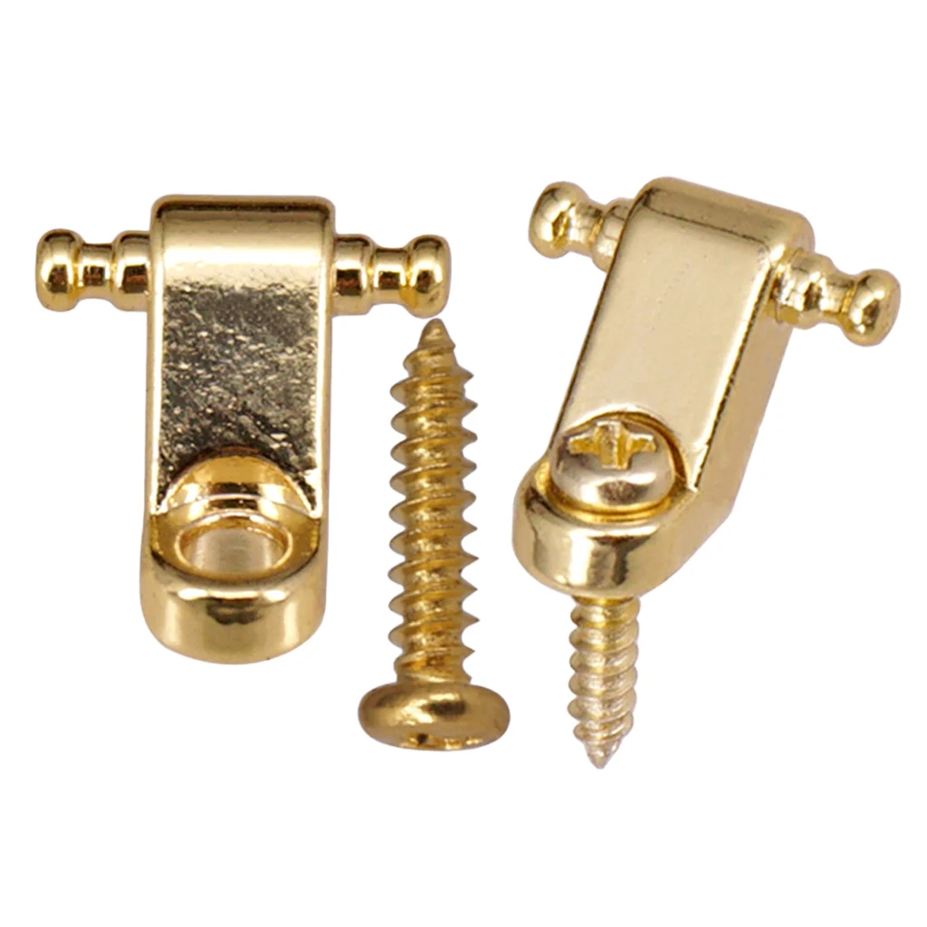 2 stücke elektrische gitarre string retainer baum standard roller string montage gitarre baum guides mit 2 stücke schrauben gitarre teile fr