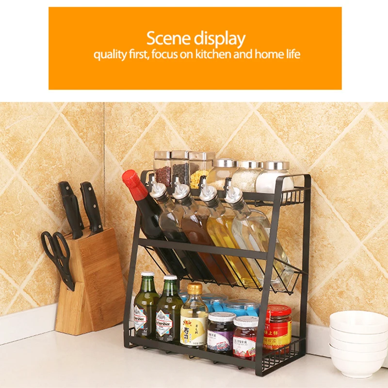 Кухонный стеллаж для хранения и приправ многофункциональный хранения/стеллаж |
