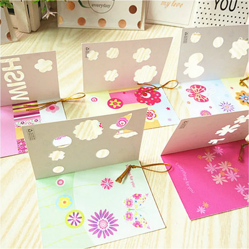 Креативная 3D карточка для сообщений DIY креативные открытки свадебные