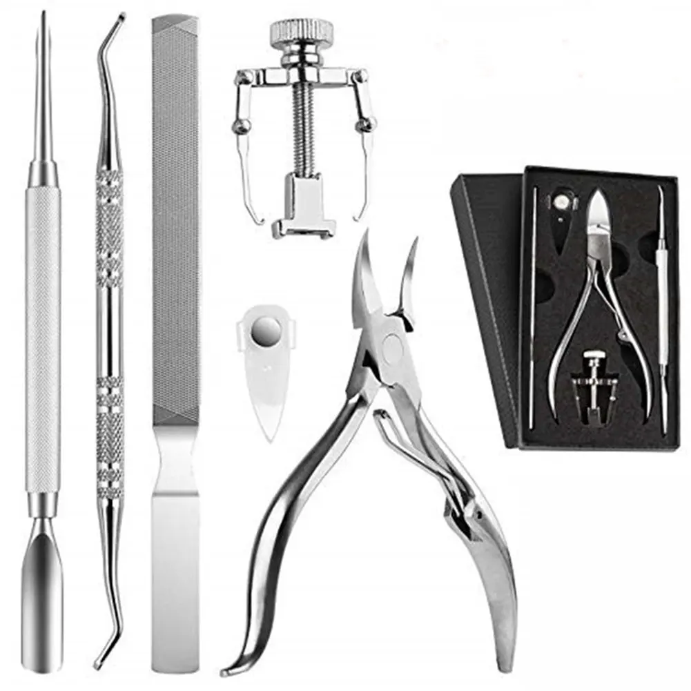 

Профессиональный уход за ногами Набор для маникюра и педикюра Набор инструментов для ногтей портативный для дома KG66