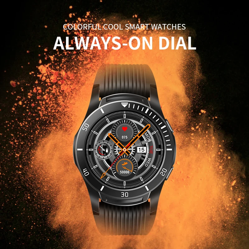 

Luxury Smart Watch Men Bluetooth Fitness Tracker Sleeping Heart Rate Monitor Information Push Call Reminder Vibrating Smartwatch