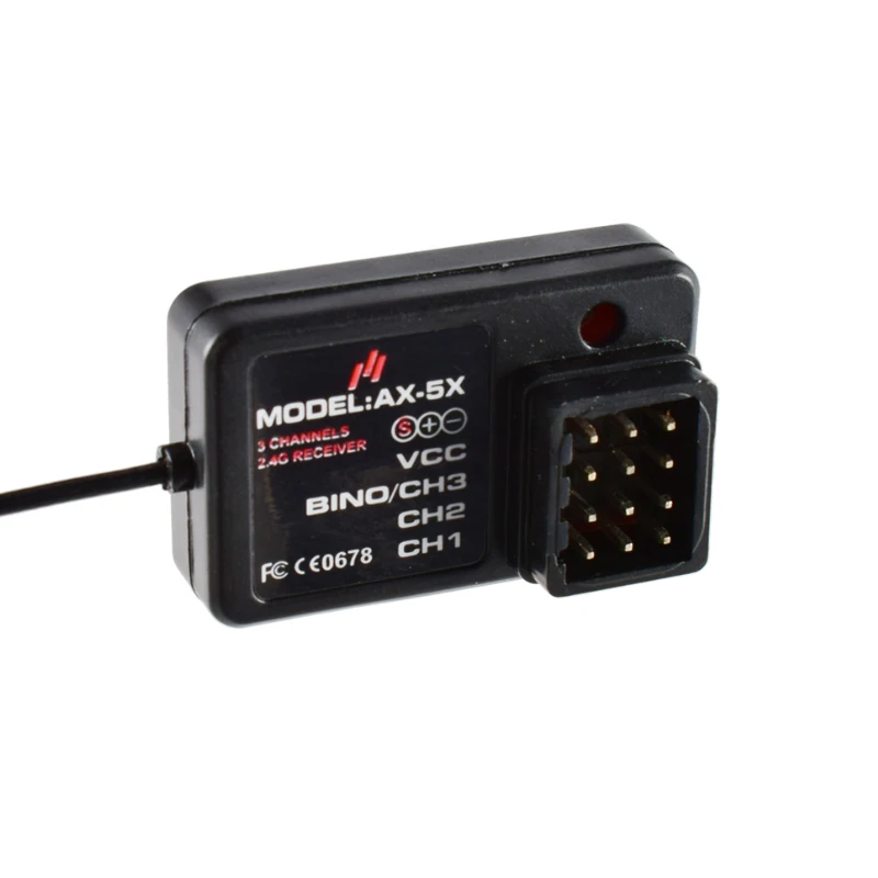 

AUSTAR AX-5S 2,4 ГГц 3CH аксессуары для ресивера для AX-5S передатчик Q65 MN90 1/10 1/8 на гусеничном ходу TRX4 осевой SCX10 D90 RC