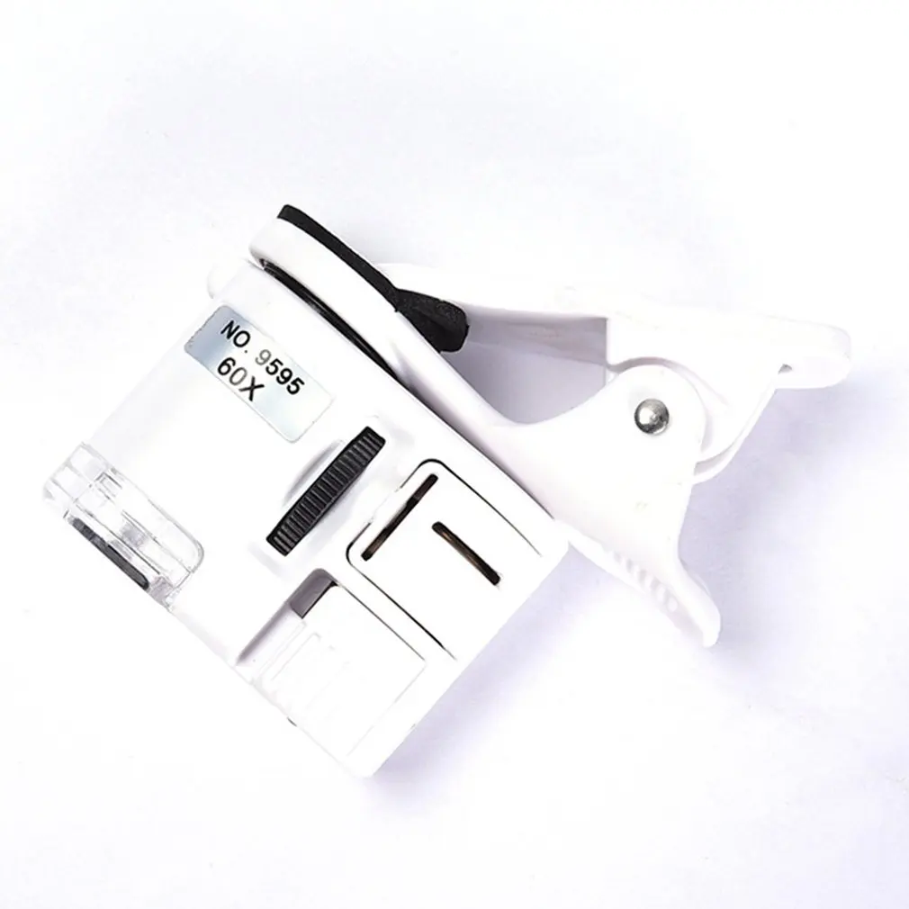 Мобильный телефон 60X макрообъектив HD микроскоп для телефона с универсальным