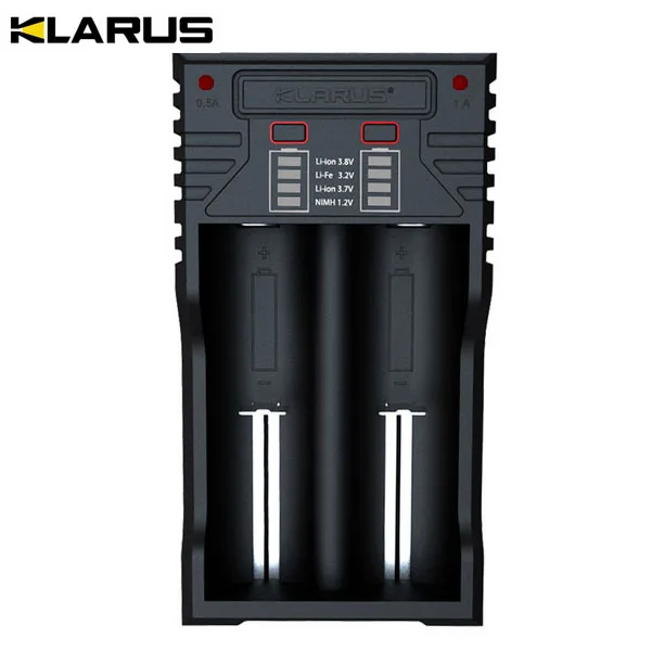 Устройство для зарядки литий ионных аккумуляторов KLARUS K2 Ni mh/Ni Cd: AA|Фонарики и