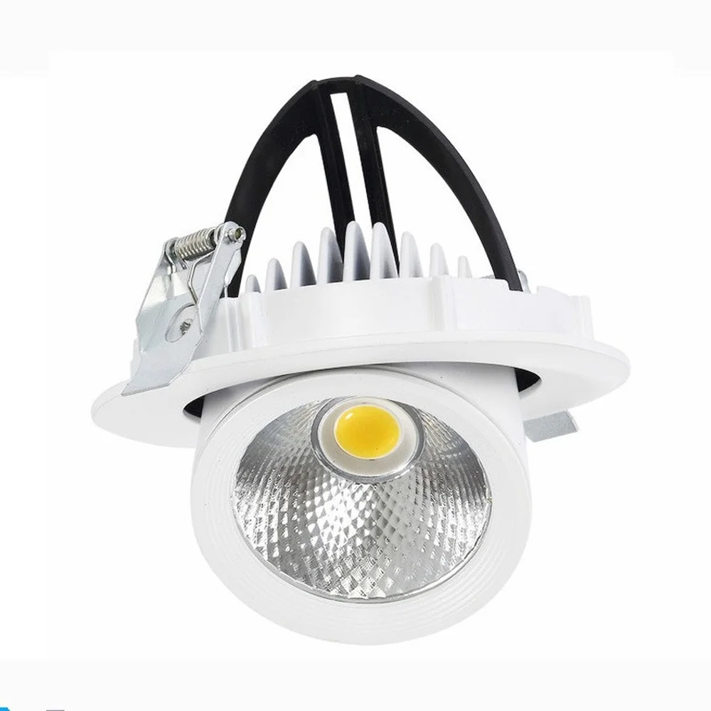Регулируемый Встраиваемый светодиодный точечный светильник 360 градусов
