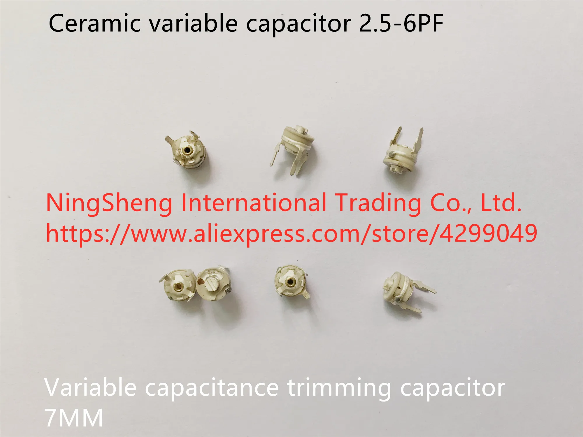 Оригинальный новый конденсатор 100% 7 мм с переменной емкостью 2 5 6 пФ керамический