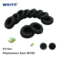 replacement ear pads for plantronics savi w720 w 720 w 720 headset parts leather earmuff earphone sleeve cover