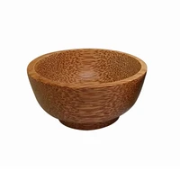 natural coconut bowl hand made seasoning bowl anti scalding steak gravy mustard soy sauce handicraft wood bowl storage bowl
