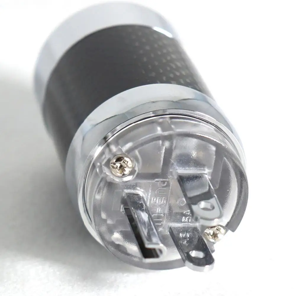 Холдейн Пай Hi Fi углеродного волокна родием США Мощность разъем IEC Jack для DIY AC шнур