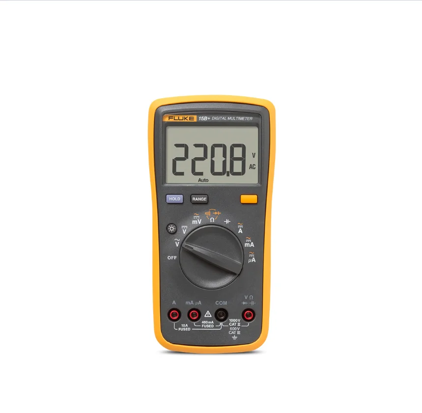 Fluke 15B+ Digital Multimeter Auto Range 4000 Counts AC/DC Voltage Current Resistance Meter Capacitance Frequency Tester | Мобильные