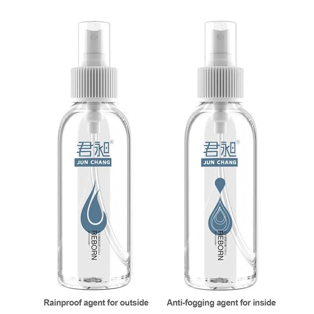 

100ml Professional Anti-fog Spray Automotive Cleaning Tool Hydrophobic Rain-proof Spray For Car Glass Paint Lens Outside Cleaner