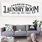 Холщовая картина для прачечной, настенное искусство, деревенские правила стирки, плакаты, принты в рамке, ванная комната, стирка, украшение для дома