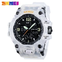 skmei brand luxury outdoor sports watches men quartz analog led digital clock man waterproof dual display wristwatches relogio