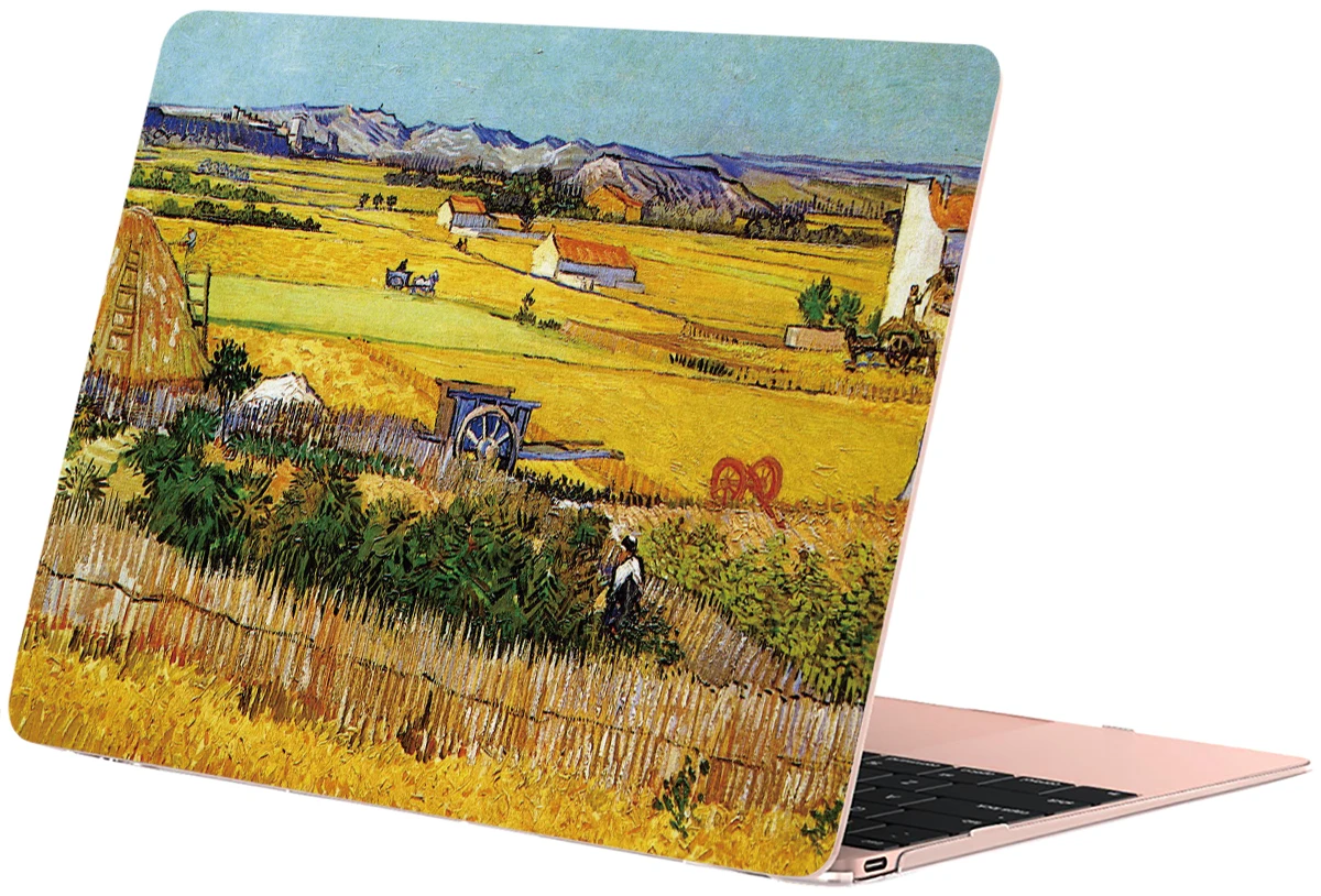 Чехол Sykiila для Macbook Air 11 13 Pro 12 13 15 чехол картина маслом оболочка A1706 A1707 A1989 Сенсорная панель Гог мрамор