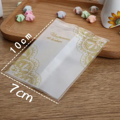 100pcs Рождество Санта Снег торт, печенье, сладости сладкие вечерние Пластиковые Конфеты мешочек для печенья подарочные пакеты подарочные целлофановые пакеты - Цвет: 100pcs