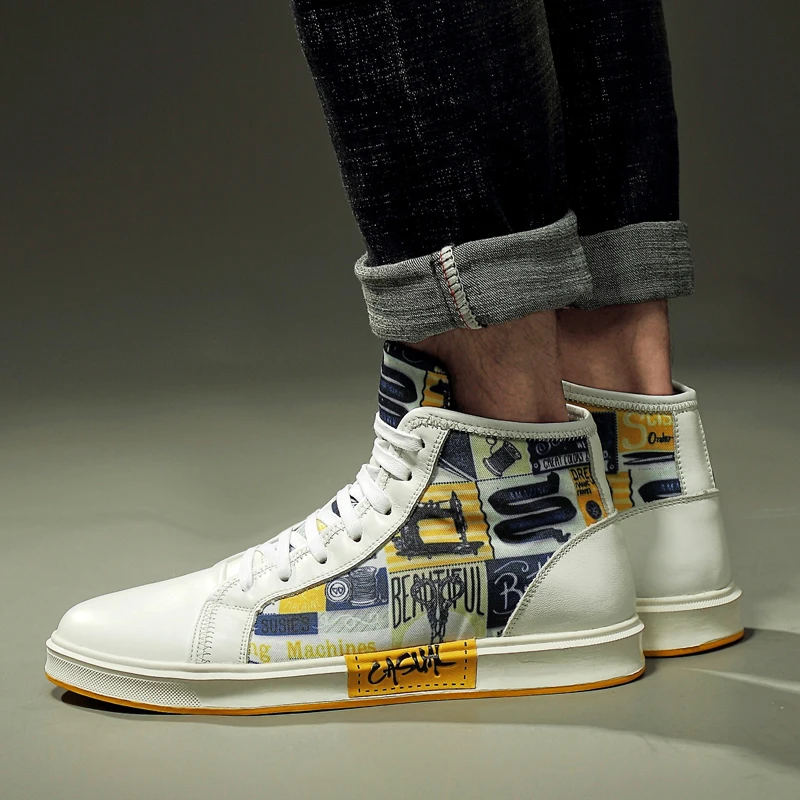 Мужская кожаная повседневная обувь MINUSIKE винтажные морозные ботинки в Корейском