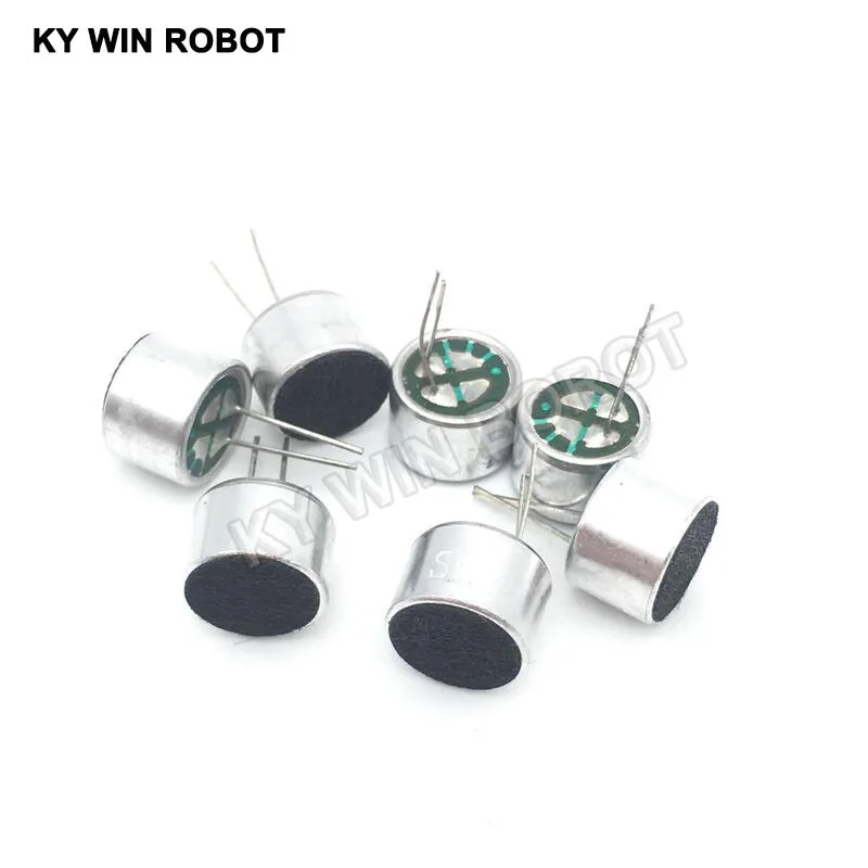 10 шт./лот 9x7 мм 9767 микрофон электретный с 2-контактным захватом | Электронные