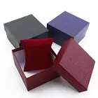 1 шт. 8,5*8,5 см квадратные часы хранения Чехол ювелирные изделия Дисплей бумага для органайзера коробка подарок посылка коробка Caixa de relgio