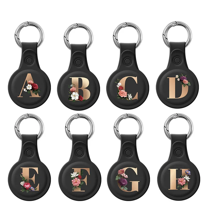 

Protective Case For Apple AirTags Locator Tracker Keychain Case For AirTags Tracker Anti-Lost Air Tag Anti-lost Letter A Z Cover