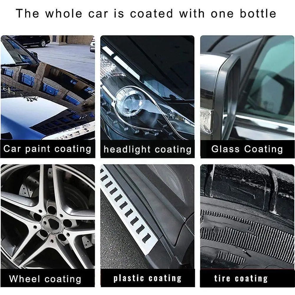 

Ceramic Car Coating Spray, Scratch Removal Spray, Hydrophobic Glass, Liquid Paint 120ml Coating, Care, X5a1