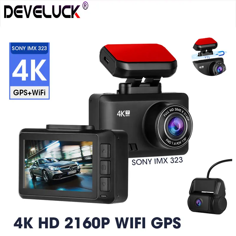 DEVELUCK 4K видео регистратор со сверхвысоким разрешением Ultra HD Ночное видение 24