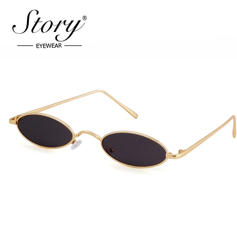 Очки солнцезащитные овальные в стиле ретро для мужчин и женщин винтажные