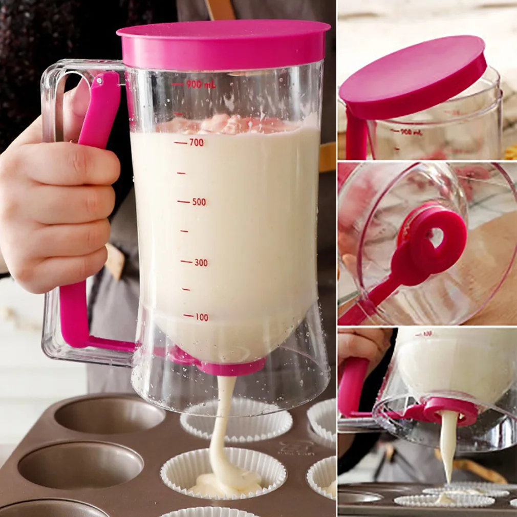 900 мл семейный диспенсер для тортов и крема кувшин смешивания принадлежности