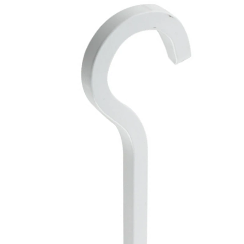 

6 Inch Metal Wall-Mounted Plant Bracket Cage Wall-Mounted Hook for Outdoor Hanging Plants, Bird Feeder, 2 Pieces (White)