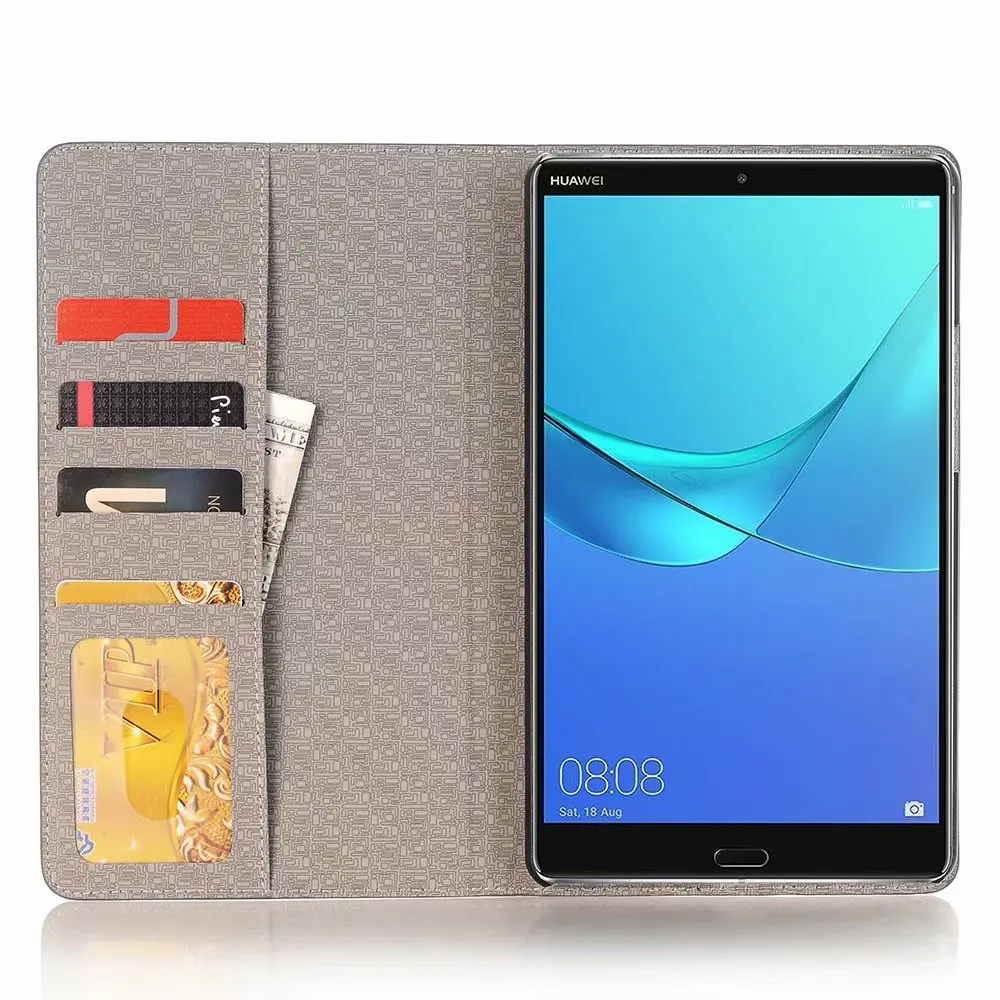 Flip Coque For Huawei MediaPad M5 lite 8.0 JDN2-W09 JDN2-AL00 Case Card Slot PU Leather Fashion Cover M5lite | Компьютеры и офис