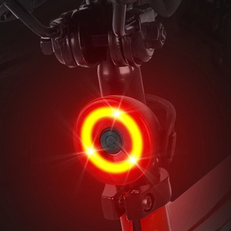 Велосипедный задний фонарь ультра ярсветильник стоп-сигнал зарядка через USB