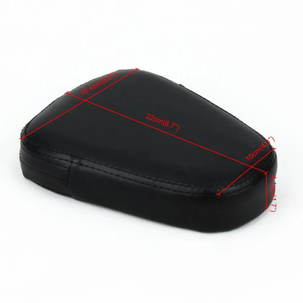 Черные мотоциклетные велосипеды Сисси-бар подушка на спинку для Harley Honda Yamaha SUZUKI