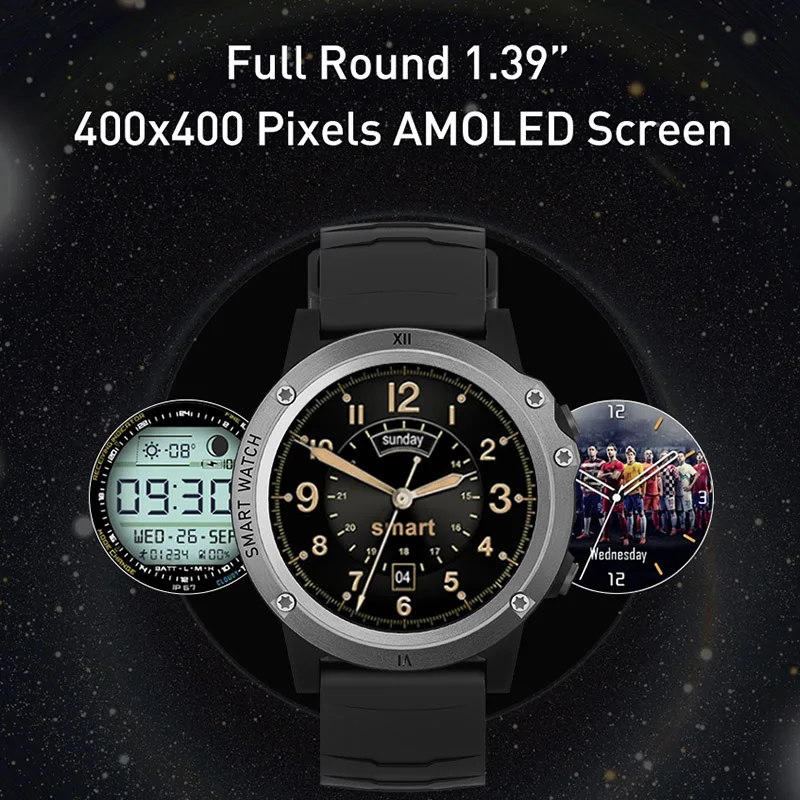 Смарт-часы на Android 4G GPS с несколькими циферблатами 1 39 дюйма пульсометр камера 2 Мп