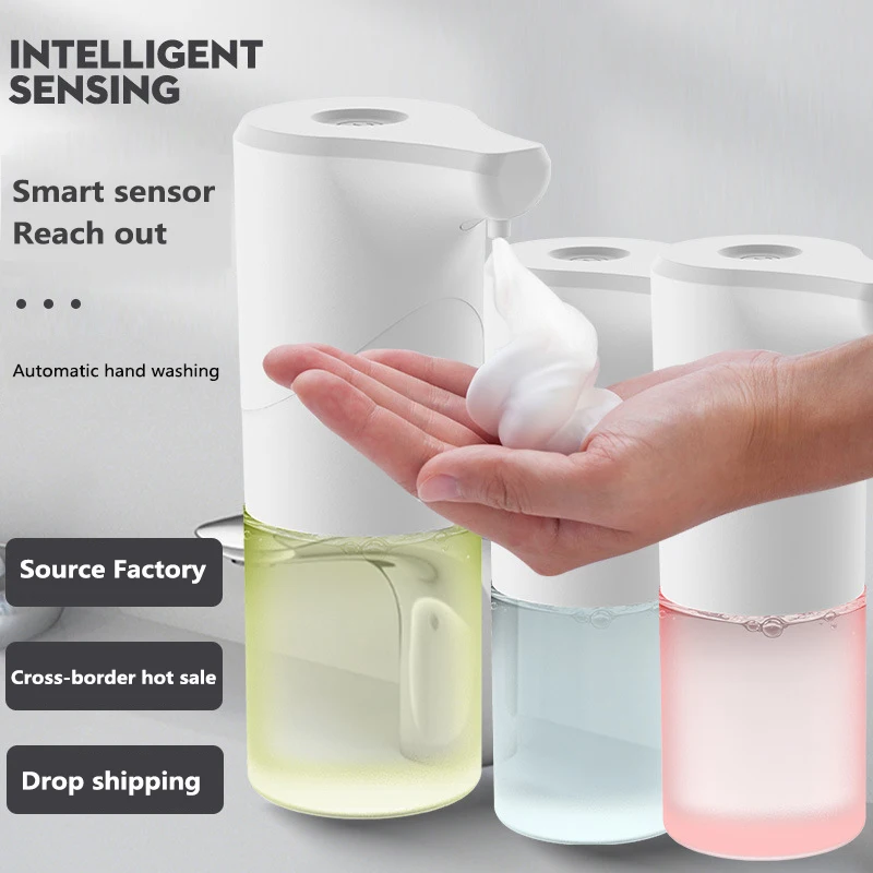 

Soap Dispensers 350ml Automatic Foam Soap Dispenser Touchless Induction Foam Portable Liquid Soap Dispensers Bathroom Products