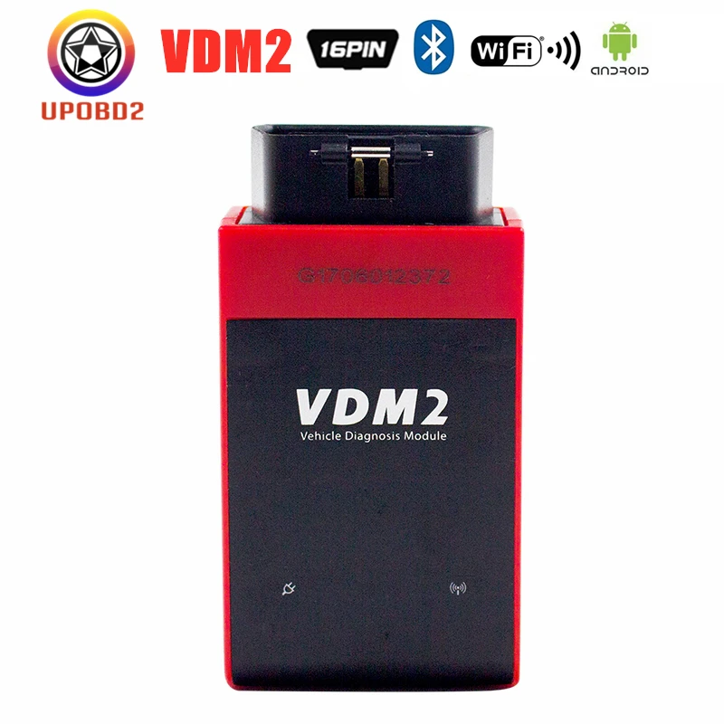 Автомобильный диагностический сканер OBD2 UCANDAS VDM2 VDMII V3.9 Wi Fi/Bluetooth VDM II для Android OBDIICode