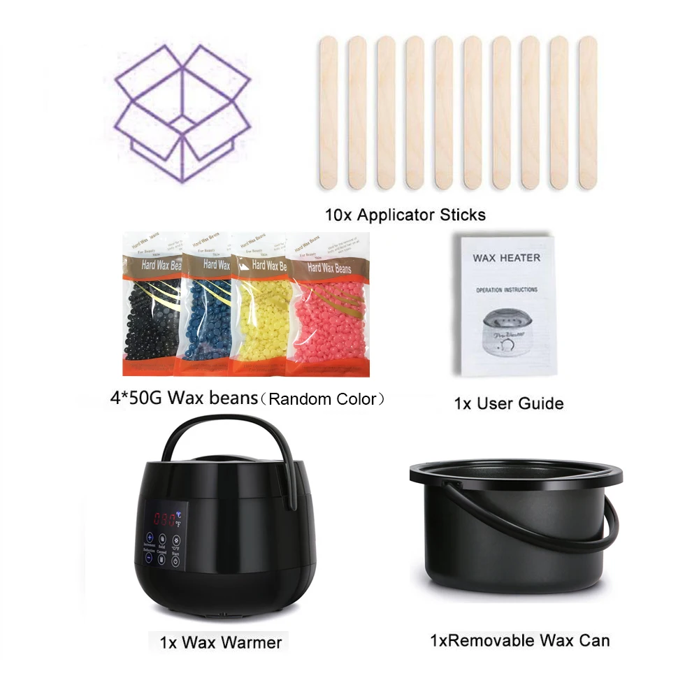 Воск нагреватель парафин воск теплее восковая машина набор инструмент для