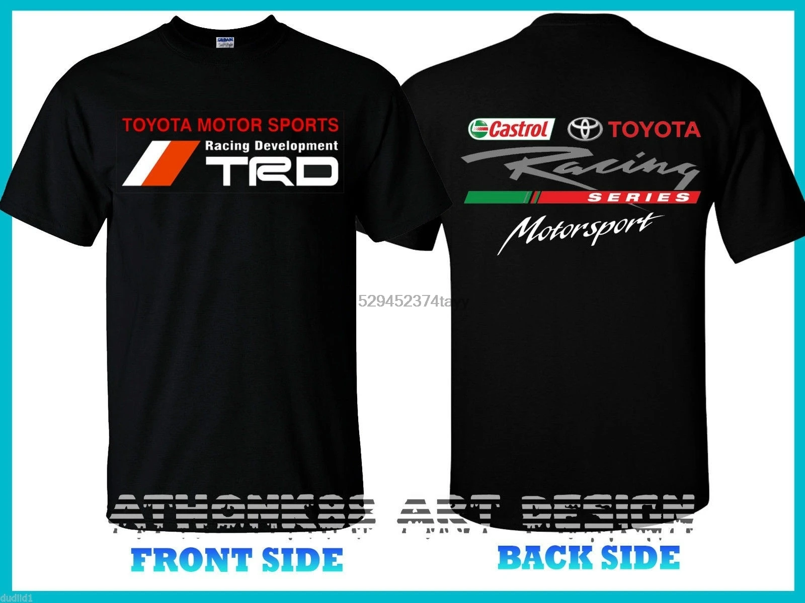 

TRD Toyota Racing Men's Black Color T-shirt