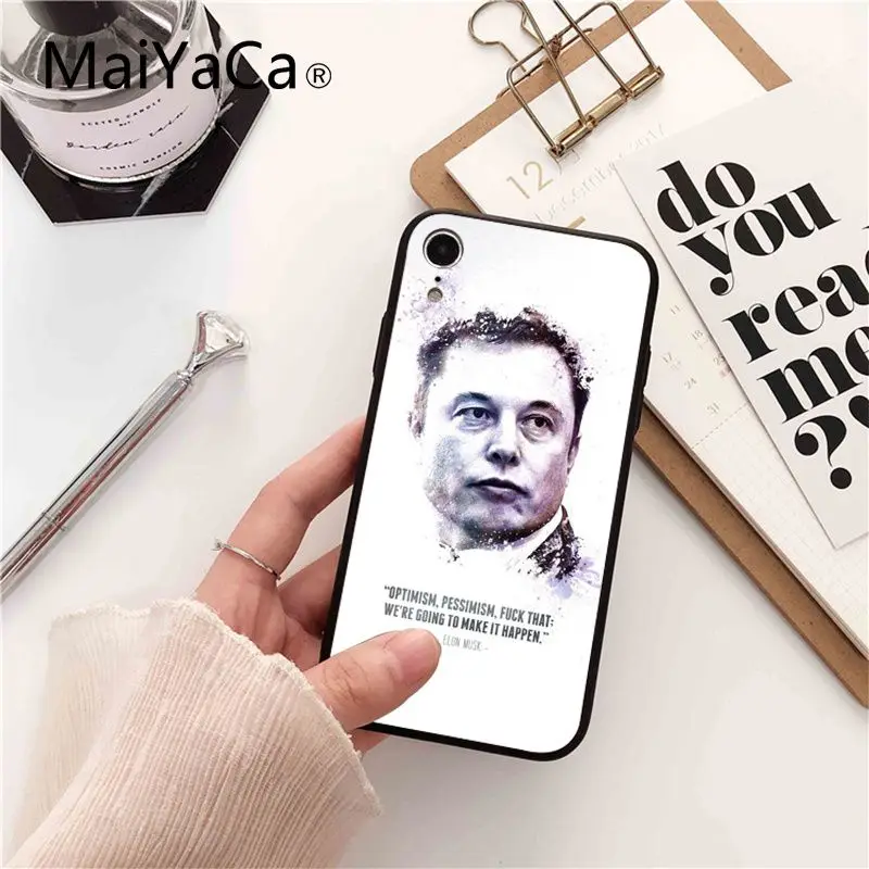 A11 Maiyaca Elon Musk Alien Мягкий силиконовый чехол из ТПУ чехол для iPhone 8 7 6 6S Plus X XS MAX 5 5S SE XR 10 Чехлы Fundas Capa - Цвет: A11