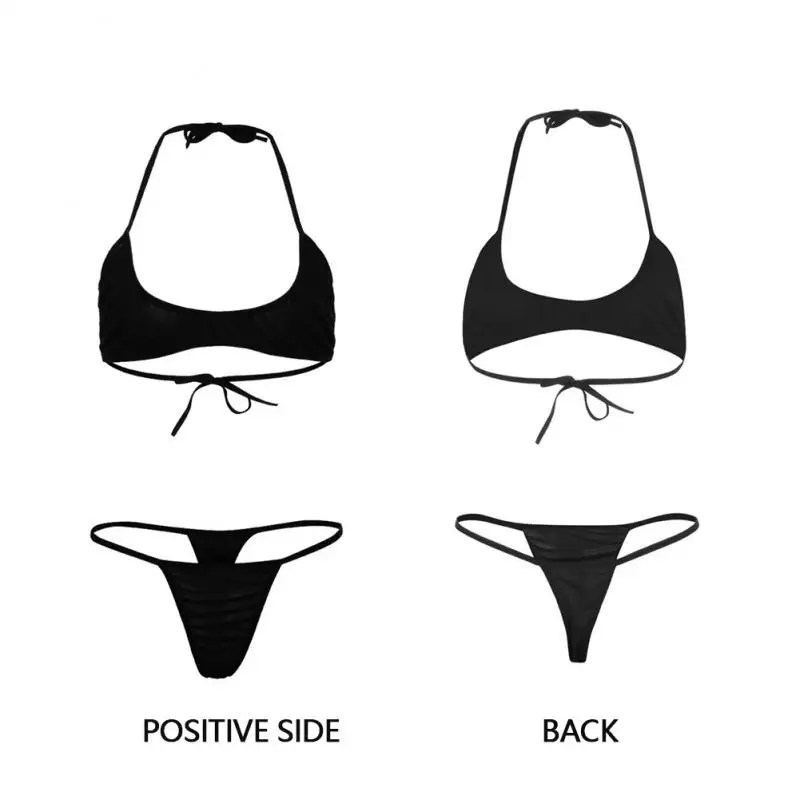 Комплект бикини сексуальный купальник с эффектом пуш ап Женский однотонный