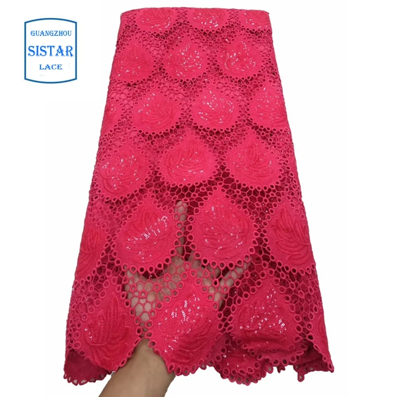 2020 пурпурная африканская кружевная ткань нигерийский гипюр шнур с блестками