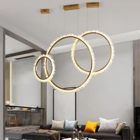new modern crystal chandelier for dining room single rectangle suspension wire kitchen island bar lighting fixture led home lamp
