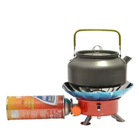 desertfox camping stove outdoor cookware equipment round gas cooker folding stove hiking picnic bbq windproof cooking stoves
