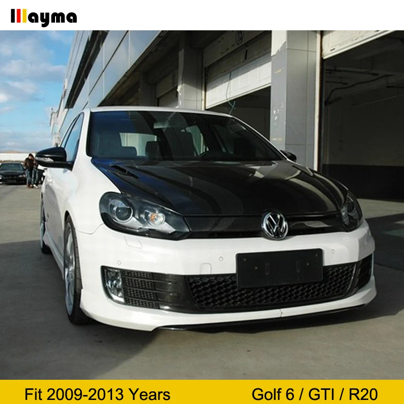 Sport style Carbon Fiber Mirror cover For VW Golf 6 1.4T 1.6L GTI 2.0T R20 2012-2018 year MK6 replace rear mirror cap | Автомобили и