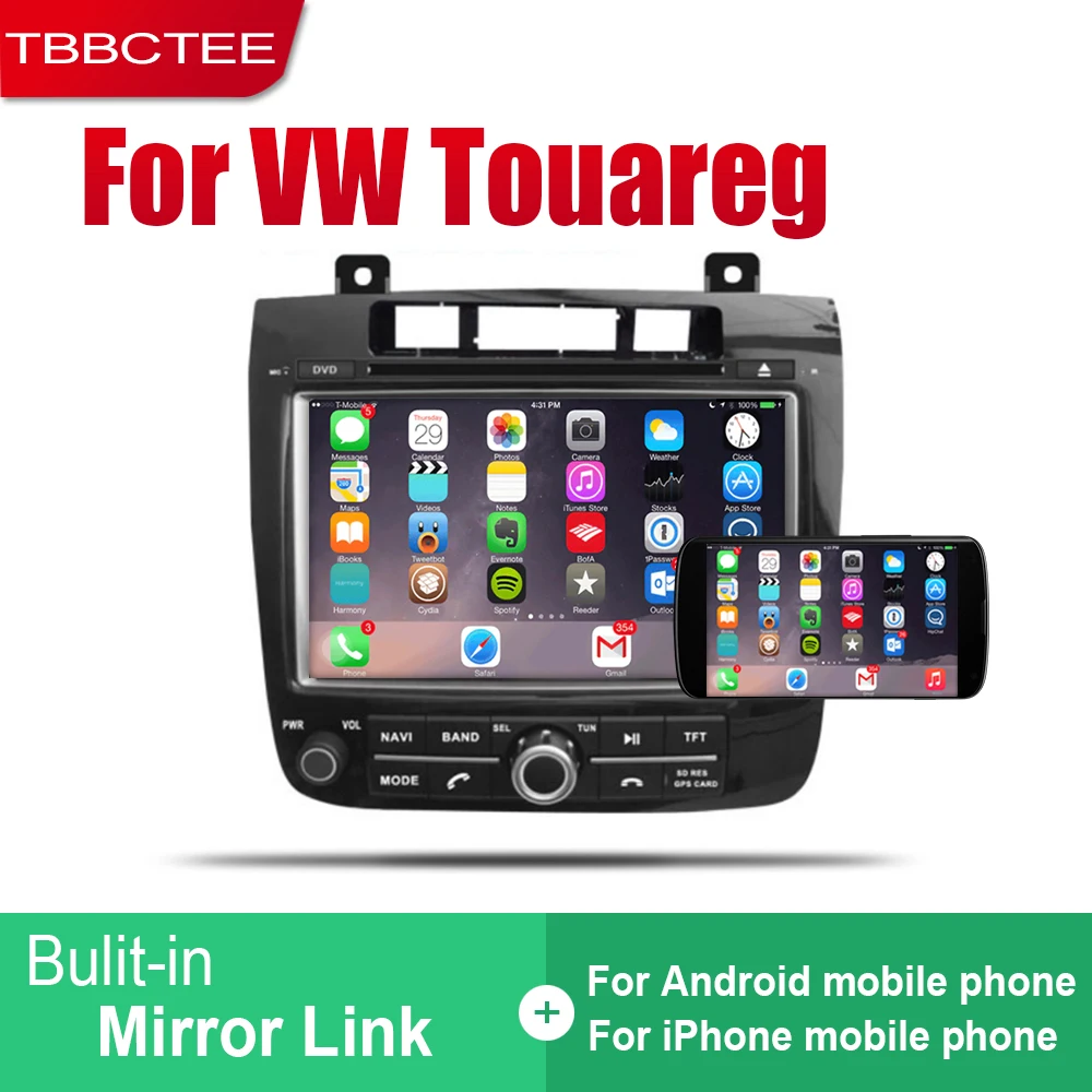 TBBCTEE автомобильный dvd-плеер gps навигация для Volkswagen Touareg 2010~ автомобильное мультимедиа андроид экран системы радио стерео