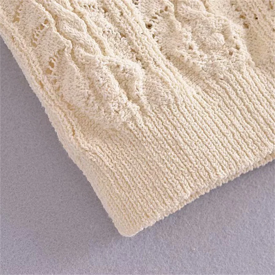

ZXQJ Vintage Women V Neck Short Knitted Vest 2021 Summer Fashion Ladies Sleeveless Button Sweaters Top Girls Chic Solid Knitwear
