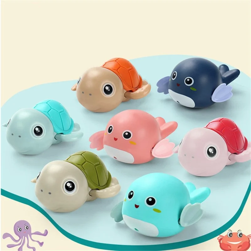 

Игрушки для купания, детские водные игрушки на цепочке, милые Мультяшные детские игрушки для купания, пингвин, рыба, ранец, детские пляжные и...