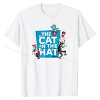 the cat in the hat characters t shirt comfortable men tshirts hip hop cotton tops tees summer