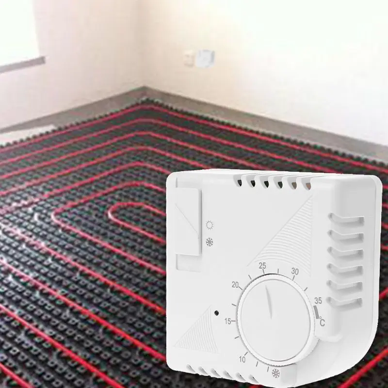 

1PC Universal Room Thermostat Energy Save Mechanical Temperature Controller w Switch