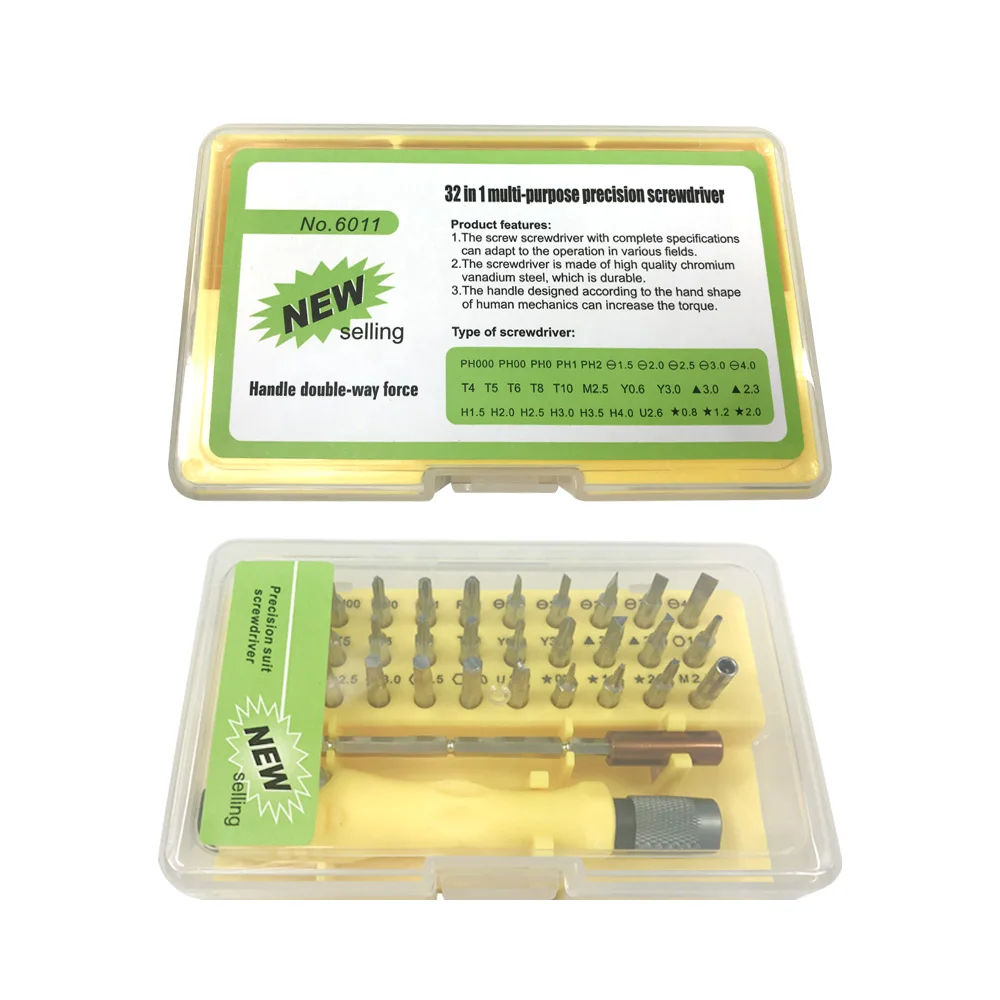 Набор отверток прецизионных 32 в 1 набор магнитных мини-отверток инструменты для